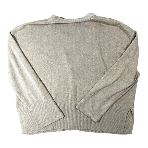 GAP Women’s Boxy Button-Front Cardigan Sweater Size XL - Light Beige Marled Knit - Picture 5 of 6